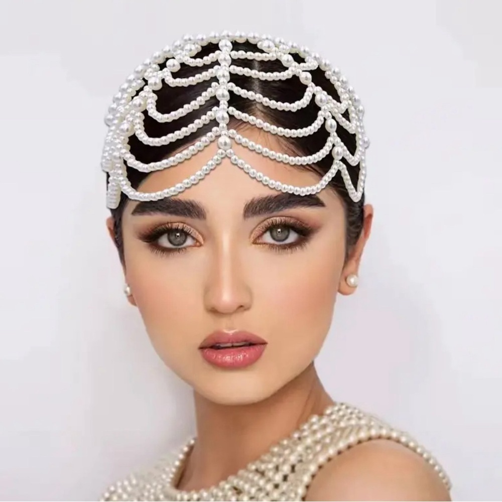 NWT Vintage-Inspired Pearl Bridal Headpiece 💗💗✨✨